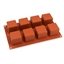 Plaque silicone 8 cubes Silikomart(vue 1)