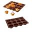 Lot de 2 Flexi'plaques en silicone 12 muffins et 20 mini-muffins Mathon(vue 1)