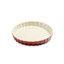 Moule à tarte en céramique 24 cm rouge Mathon(vue 1)