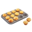 Plaque 12 mini-muffins acier revêtement antiadhérent 26 cm Mathon(vue 2)