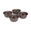 Set de 4 moules à mini kouglof acier revêtement antiadhérent 10 cm Mathon(vue 3)