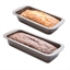 Lot 2 moules à cake 25 et 30 cm acier revêtement antiadhérent Mathon(vue 1)
