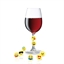 Set de 8 marque-verres Emoji en silicone(vue 2)