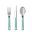 Set 3 couverts empilables vert eau Mepal(vue 1)