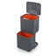 Poubelle Totem Graphite 60 L - 2 compartiments 30 L Joseph Joseph(vue 1)