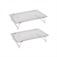 Lot de 2 volettes rectangulaires en inox 43 x 28 cm Mathon(vue 1)