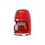Machine à café filtre rouge 10 tasses 1050 W DCF01RDEU Smeg(vue 1)