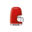 Machine à café filtre rouge 10 tasses 1050 W DCF01RDEU Smeg(vue 3)
