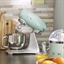 Robot pâtissier 4,8 L 800 W vert d'eau SMF02PGEU Smeg(vue 4)