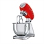 Robot pâtissier rouge 4,8 L 800 W SMF02RDEU Smeg(vue 2)