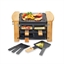 Raclette grill 4 poêlons 650 W bois Kitchen Chef Professional(vue 1)