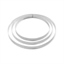 Lot 3 cercles à tarte perforés en inox rond 20 - 24 - 28 cm Mathon(vue 1)