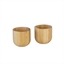 2 coquetiers en bambou Pebbly(vue 1)